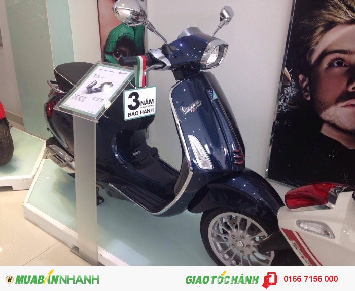 Vespa Sprint 125 3v i.e. (Màu xanh)