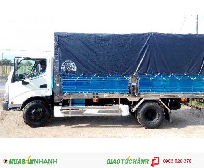 Xe Tải Hino Dutro Series 300 WU342L - 5 Tấn Thùng Kín Thùng Mui Bạt  trọng tải 5 tấn