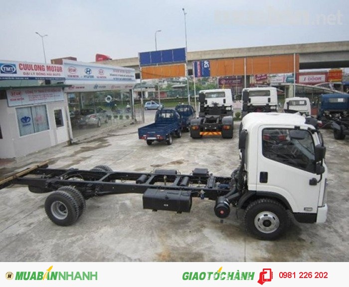 Xe tải FAW 7,5 tấn cabin ISUZU,động cơ YUICHAI 140HP, thùng dài 6m3