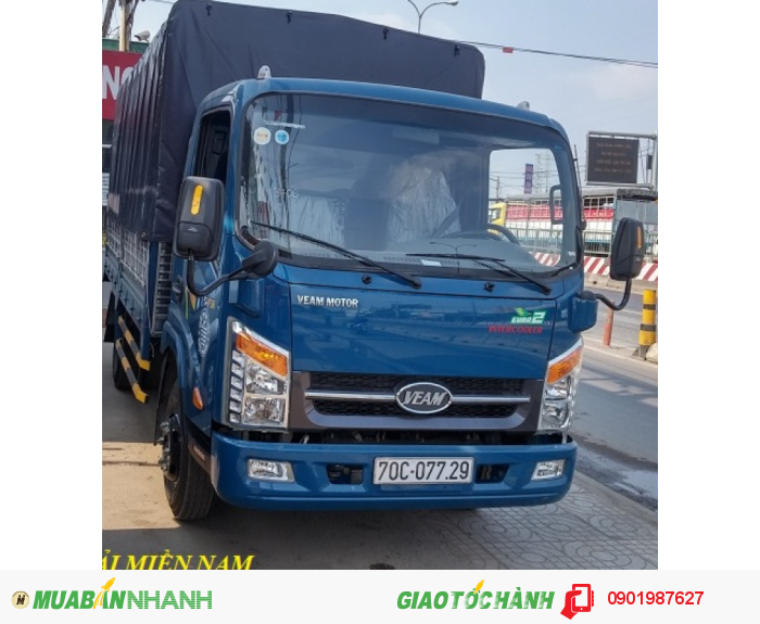 Xe Tải Veam Vt252 2,4 Tấn| Xe Veam Vt252 Xe Vào Thành Phố | Veam Vt252 2t4 Động Cơ Hyundai