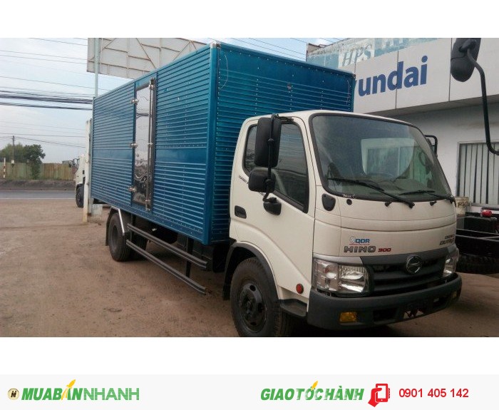 Thùng Mui Bạt,Thùng Kín Xe tải Hino 5 tấn WU342L máy 130  Giao Xe Toàn Quốc
