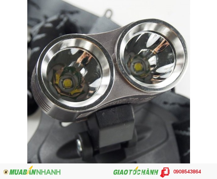Đèn xe đạp - đèn đeo trán d30