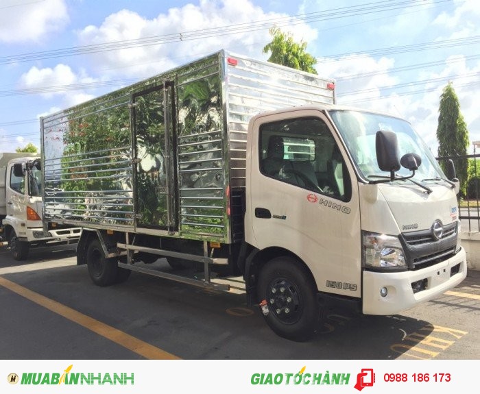 Xe Tải Hino Dutro WU342L Series 300 Thùng mui bạt trọng tải 5 tấn Giao Xe Toàn Quốc
