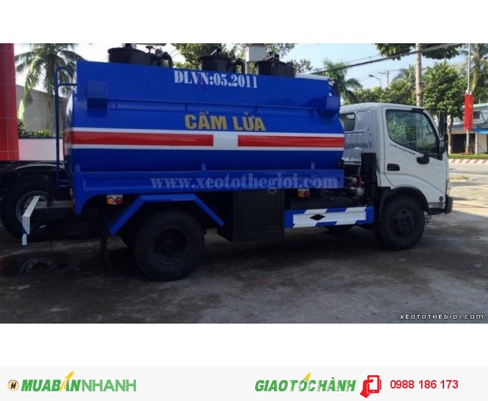 Xe Tải Hino Dutro WU342L Series 300 Thùng mui bạt trọng tải 5 tấn Giao Xe Toàn Quốc