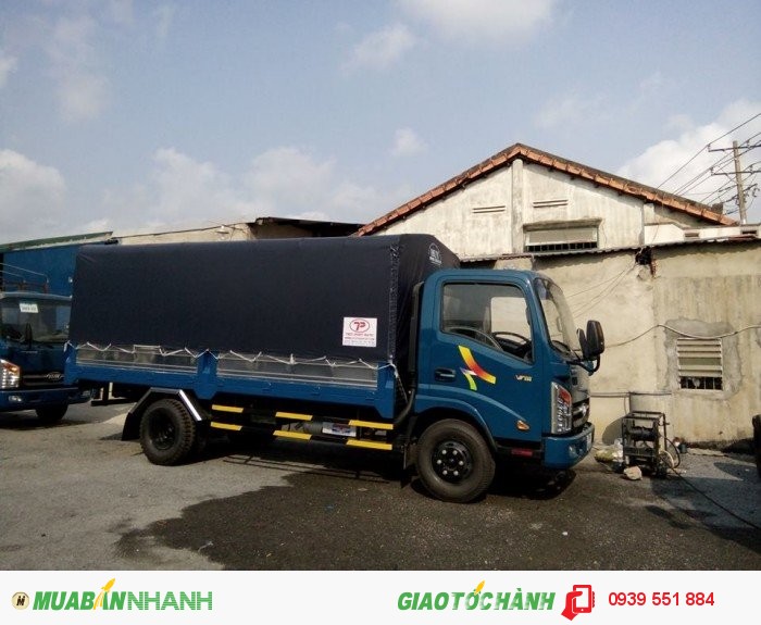 Xe tải veam vt260 thùng dài 6,2m