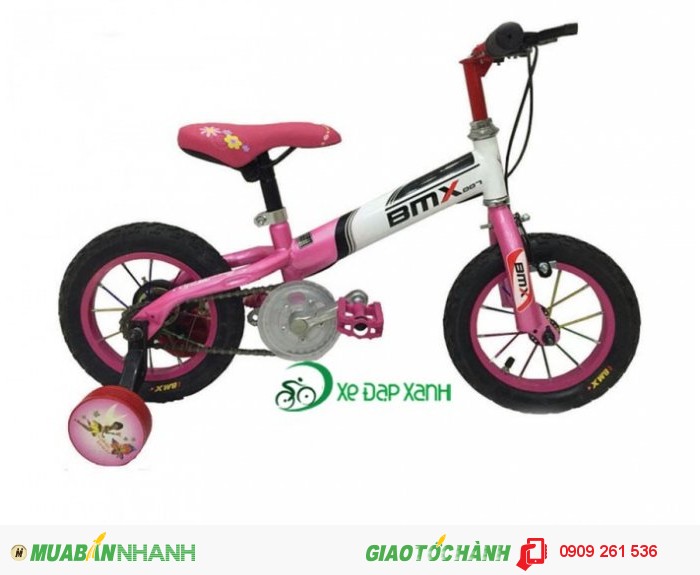 Xe đạp cân bằng BMX 2 trong 1 màu Hồng