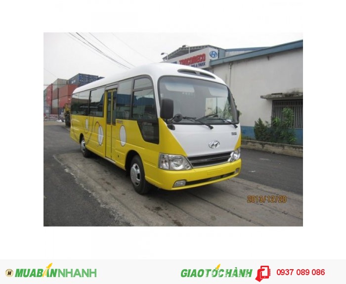 Xe khách 29 ghế động cơ D4DD phun dầu điện tử