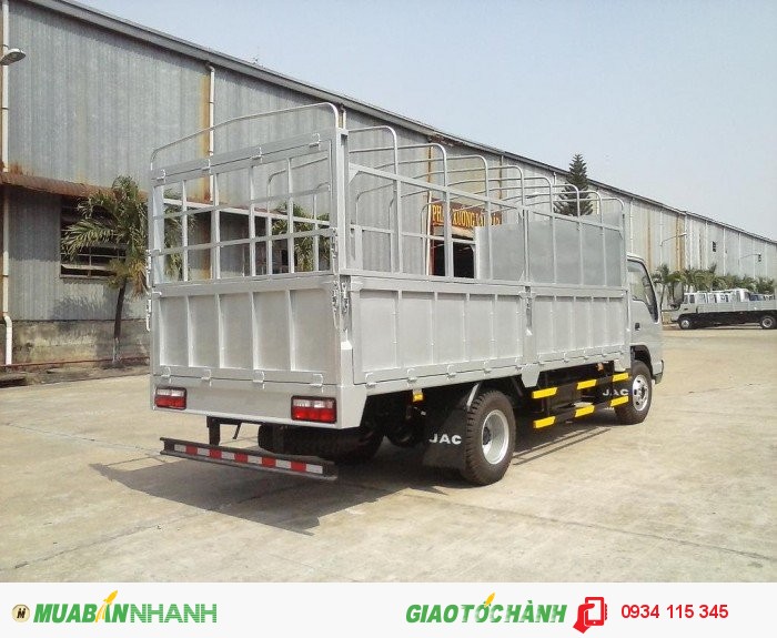 Xe tải Jac 7.25 Tấn/ xe tải JAC 7 Tấn 25 đóng sẵn thùng kín, thùng bạt giá cạnh tranh