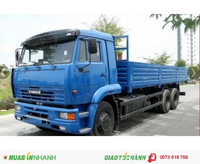 Kamaz 65117 (6x4) 15 tấn thùng gắn cẩu 2016