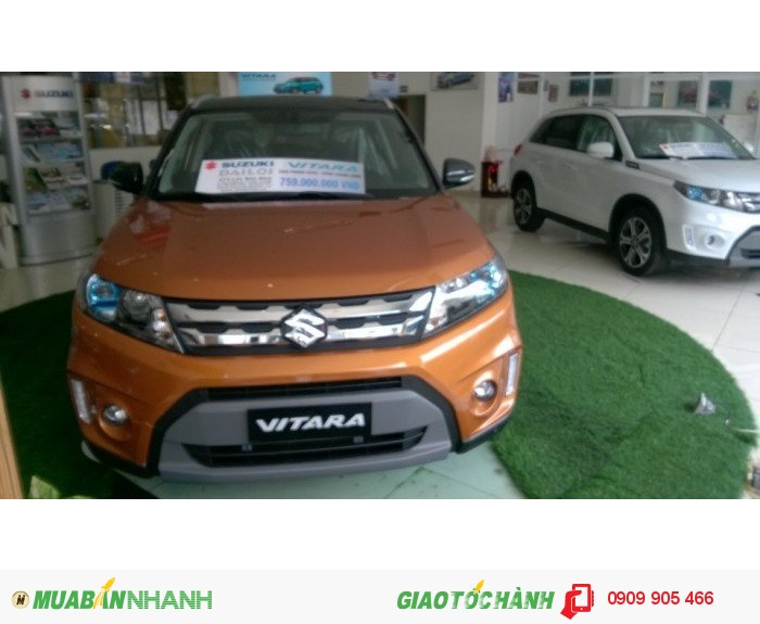 Suzuki Vitara-Cam Nóc Đen -Nguyên bản-Giảm 20 triệu + nhiều Option KM