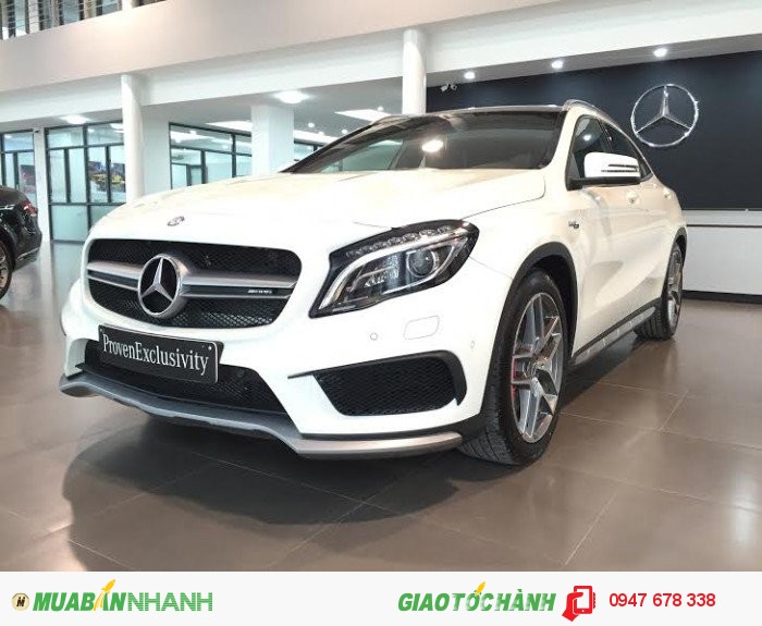 Bán Mercedes GLA45 AMG 2016 màu Trắng xe chạy lướt giá tốt