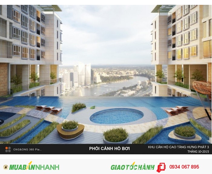 Căn hộ The Golden Star 5* Nguyễn Thị Thập Q7, chỉ 1tỷ8/căn 2PN-2WC .