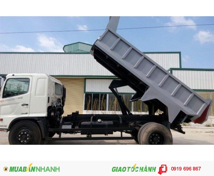 Xe ben hino 8t6 hệ thống ben nhập từ ý