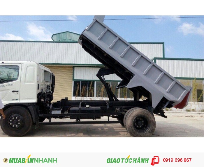 Xe ben hino 8t6 hệ thống ben nhập từ ý