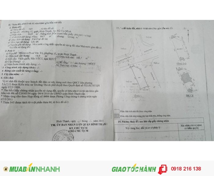 Bán nhà 354/68A Phạm Văn Đồng, phường 11, Bình Thạnh ngay góc ngã tư, giá 4.1 tỷ đồng