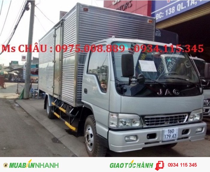 Mua xe tải jac 6.4 tấn- xe tải jac 6tan4 đóng sẵn thùng- Bán xe tải jac 6 tấn 4 trả góp