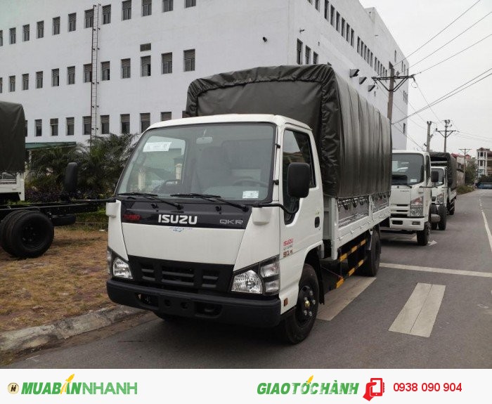 Tổng đại lí bán xe tải-Xe Isuzu 2,2 tấn thùng bạt/ Xe hồ sơ có sẵn tại công ty. hổ trợ trả góp lãi xuất thấp