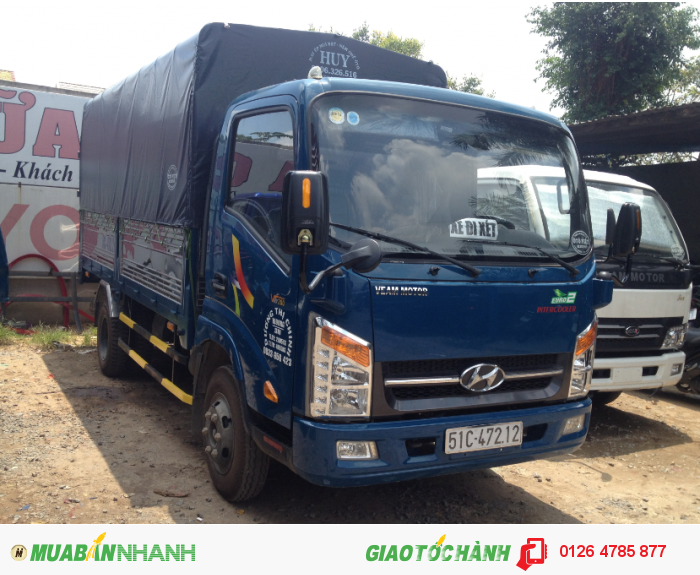Bán xe tải veam 2.5T VT250, xe tải veam 2.5 tấn động cơ Hyundai Hàn Quốc được vào thành phố.