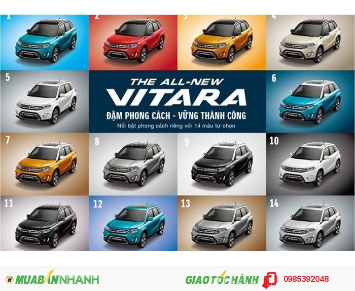 Suzuki Vitara mới 100% nhập Hungary giá 749 triệu