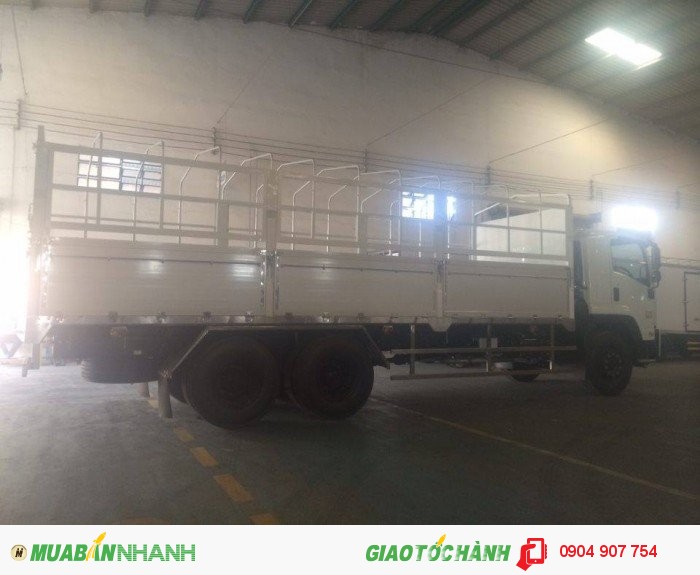 Xe Tải Isuzu Fvm34T Thùng Mui Bạt Bửng Nhôm