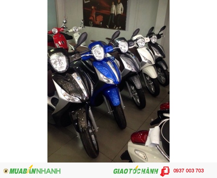 Xe Vespa Piaggio-Hỗ trợ 100% thuế trước bạ và phí biển số (6.300.000)