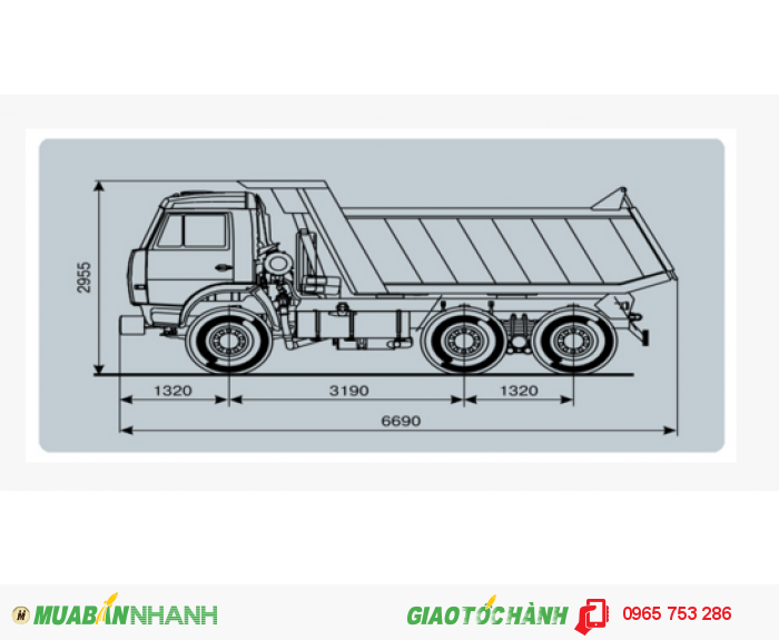 Xe ben kamaz Cần Thơ