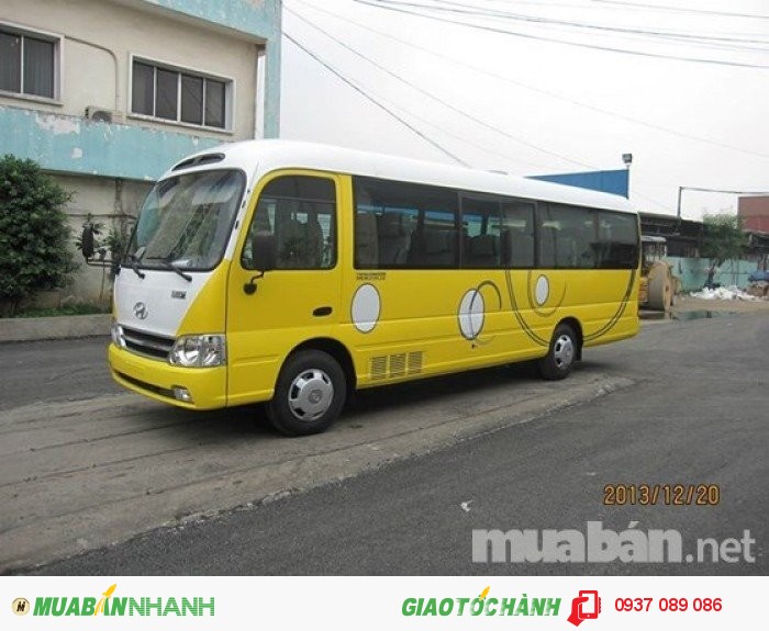 Xe khách 29 ghế county đòn dài
