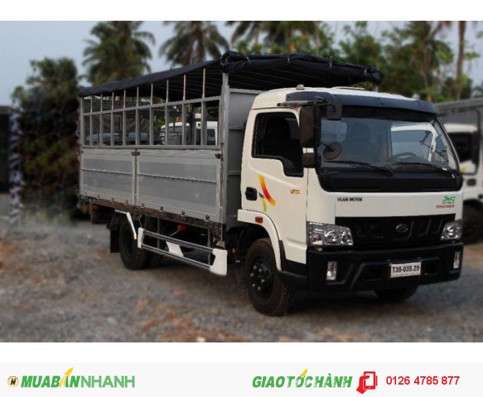 Bán xe tải veam 4t9 VT490A, xe tải veam 5 tấn được vào thành phố giá rẻ.
