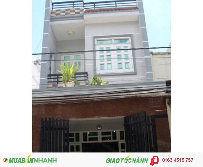 Cho thuê nhà MT Nguyễn Oanh, P.17, GV DT 4x19m