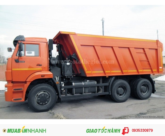 Xe Tải Ben Kamaz 65115 -15 tấn Trả góp Lãi Suất thấp Giao Xe Toàn Quốc