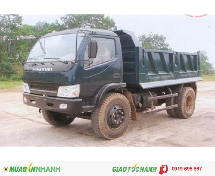 Xe ben 3t5 thùng 5 khối chạy bằng lái b2