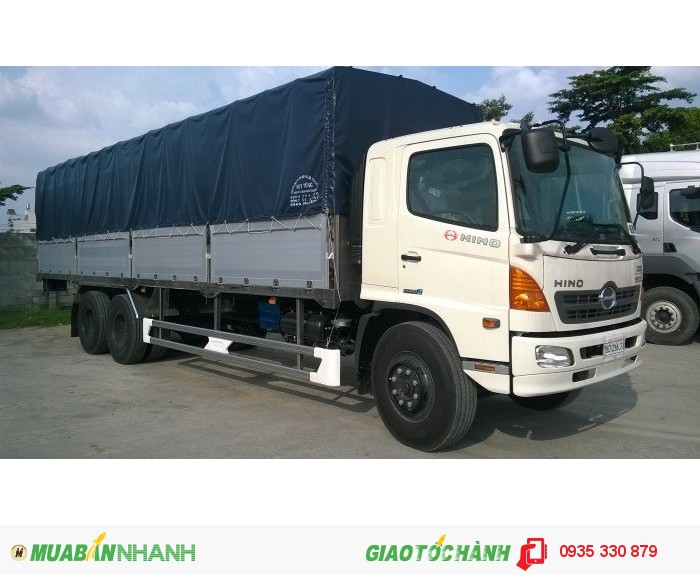 Bán trả góp xe tải Hino FL 3 chân16 Tấn Bửng nhôm thùng dài 7,8m/9.3m