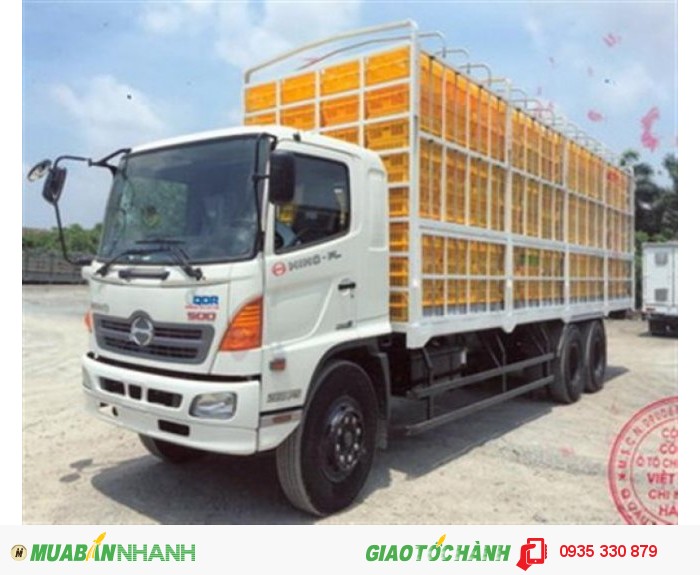 Bán trả góp xe tải Hino FL 3 chân16 Tấn Bửng nhôm thùng dài 7,8m/9.3m