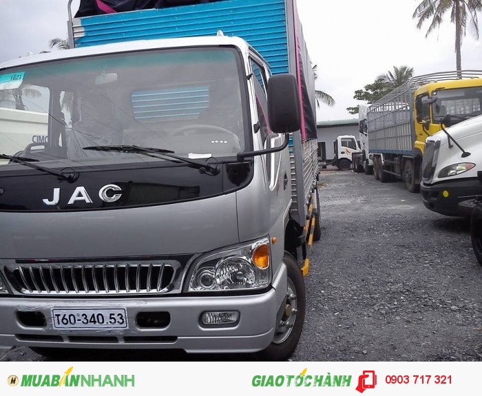 Đại lý chính hãng bán xe tải Jac 7t25 thùng mui bạt giá tốt nhất Sài Gòn