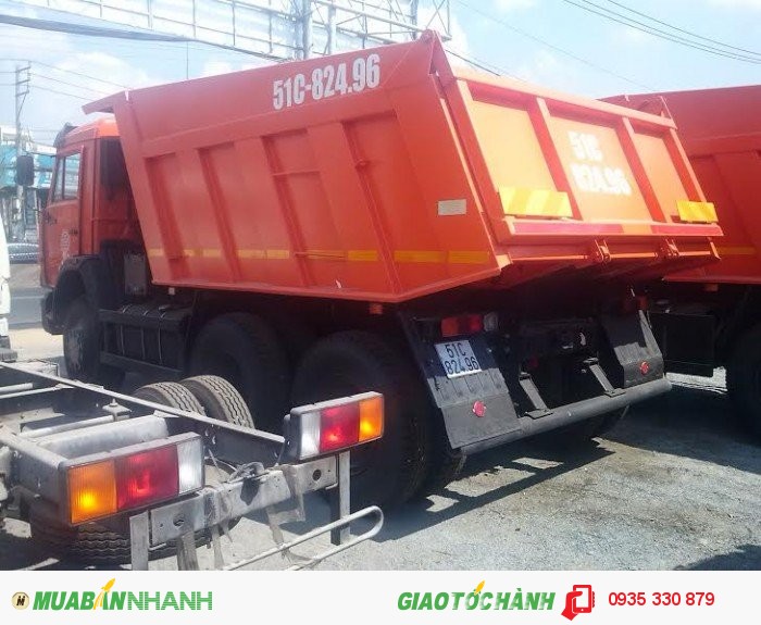 Trả góp lãi suất thấp Giao Xe Toàn Quốc  xe tải ben Kamaz 65115 ,15 tấn