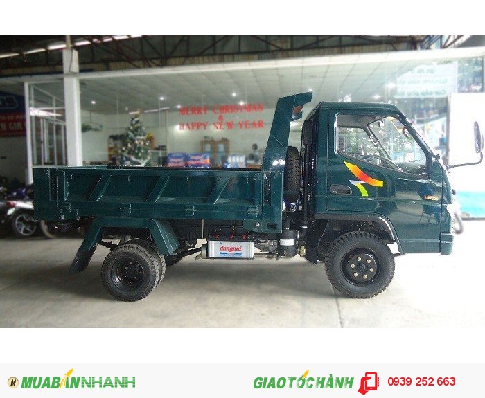 Xe tải tự đổ veam vb100, xe tải tự đổ veam 990kg