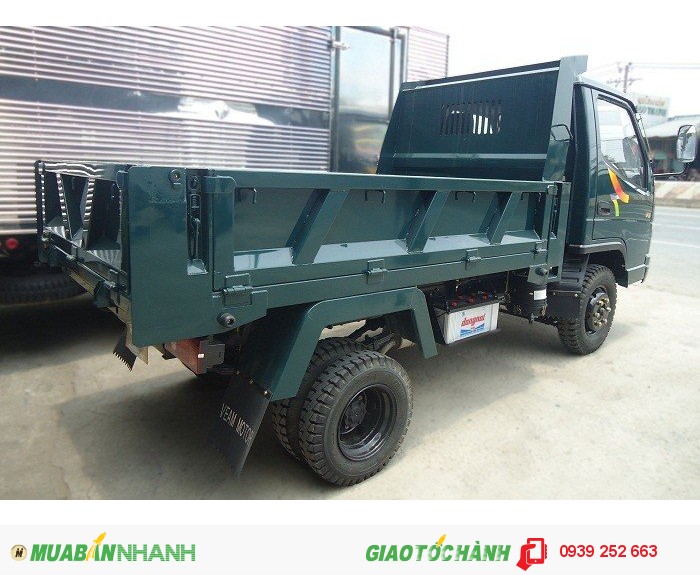 Xe tải tự đổ veam vb100, xe tải tự đổ veam 990kg