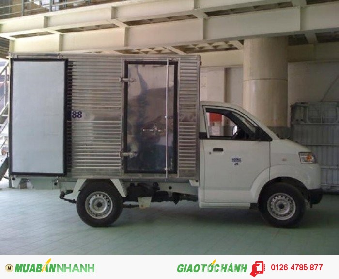 Bán xe tải suzuki 650kg mới 2016 thùng rộng rải, công nghệ Nhật giá cạnh tranh.