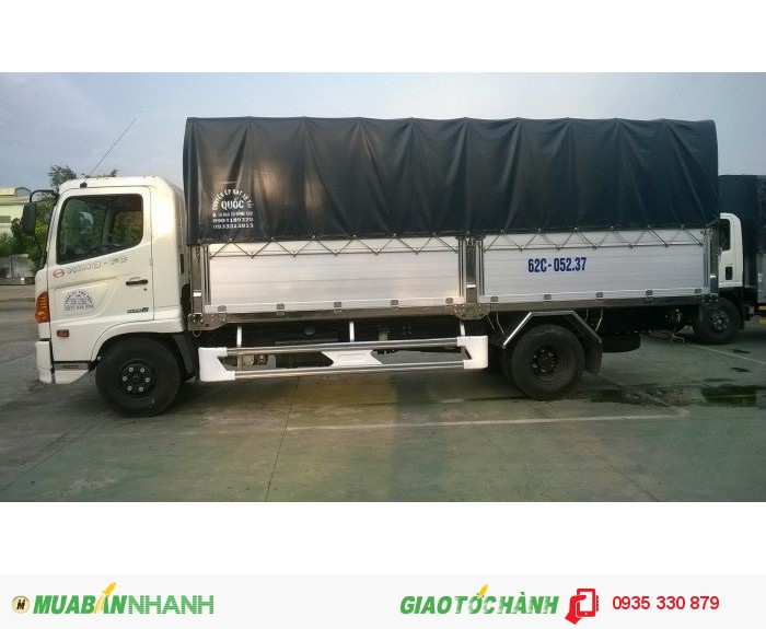 Xe HINO FC 6.4 Tấn thùng mui bạt thùng kín Giao Xe Toàn Quốc