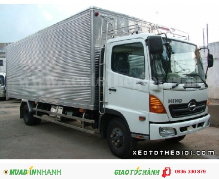 Xe HINO FC 6.4 Tấn thùng mui bạt thùng kín Giao Xe Toàn Quốc