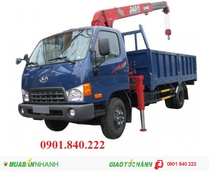 Xe tải Hyundai HD320, xe tải Hyundai HD65 gắn cẩu Unic đời 2016, mới 100%, bán giá cực tốt