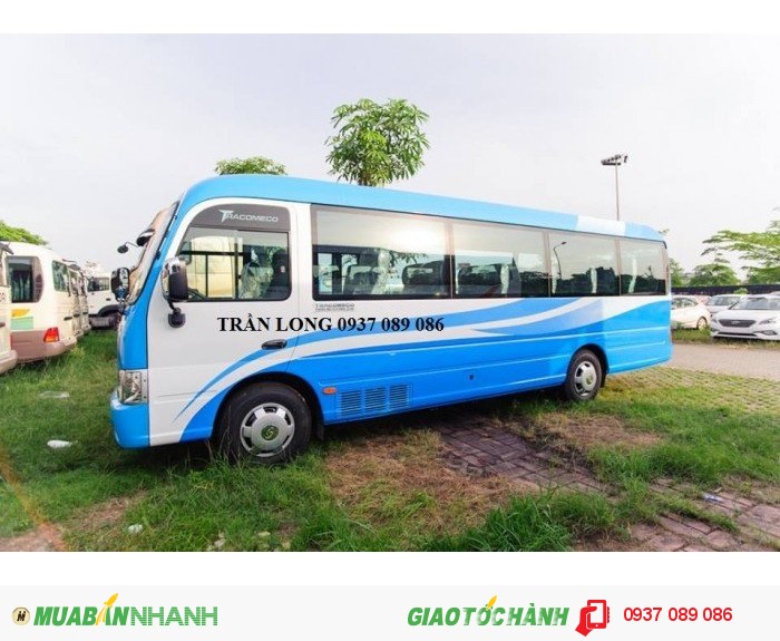 Xe khách 29ghe don dài tracomeco phiên bản mới nhất thị trường