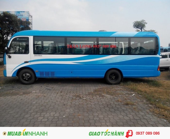 Xe khách 29ghe don dài tracomeco phiên bản mới nhất thị trường