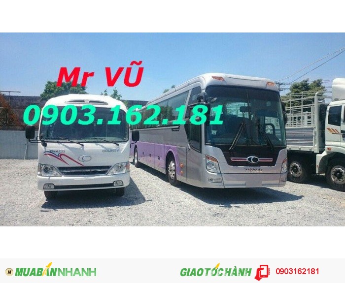 Xe thaco 47 chỗ 2016 ; giá xe thaco tb120s 2016 ; mua xe thaco universe 47 chỗ 2016