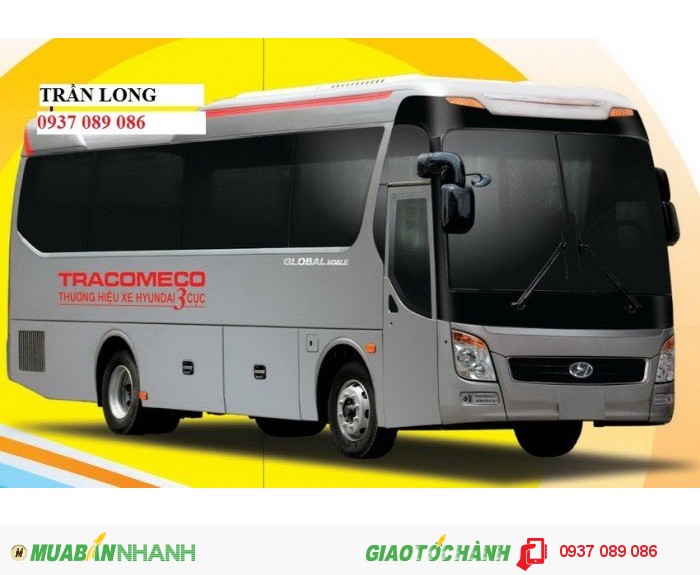 Xe khách tracomeco 29 ghế bau hoi