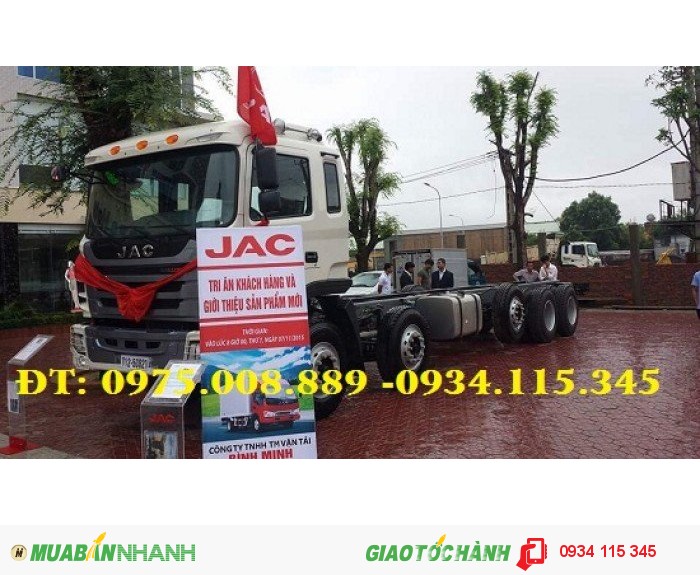 Xe tải jac 5 chân ( 22 tấn) = xe tải jac 4 chân ( 18 Tấn), xe tải jac 3 chân  nhập khẩu giá cạnh tranh.