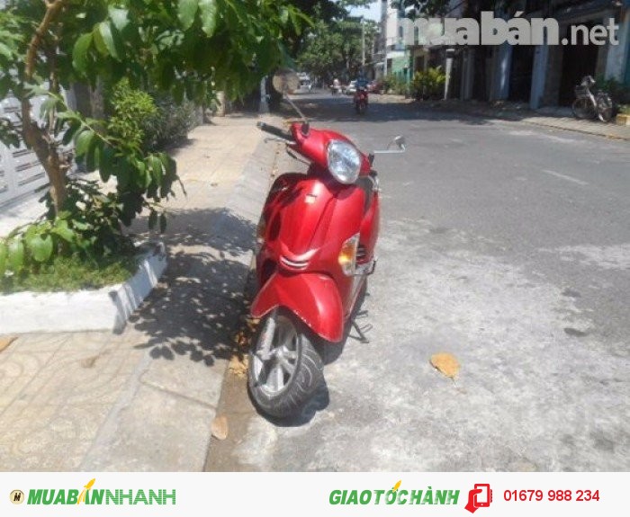 Bán xe Kymco Like tay ga 125cc còn mới cáu, không trầy, dán keo, Xe hàng nhập đời 2010, xe đỏ