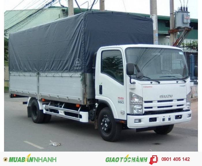 Xe Tải ISUZU 5.5 Tấn thùng mui bạt ,Thùng Kín Giao Xe Toàn Quốc