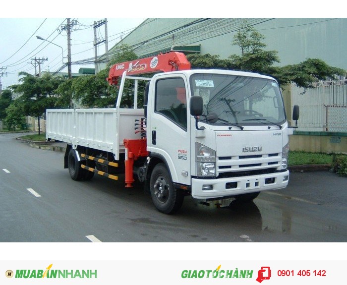 Bán xe tải Isuzu 5 tấn NQR75L thùng kín tải trọng 5T2 - khuyến mãi thuế trước bạ