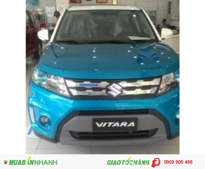 Suzuki Vitara -SX 2016- Nhập khẩu- Xanh nóc trắng-tặng 25 triệu option